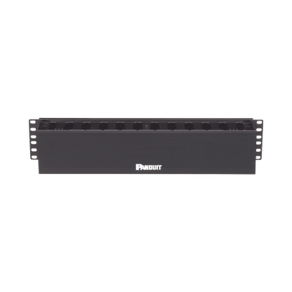 Organizador de Cables Horizontal PatchLink, Sencillo (Solo Frontal), Para Rack de 19in, 2UR