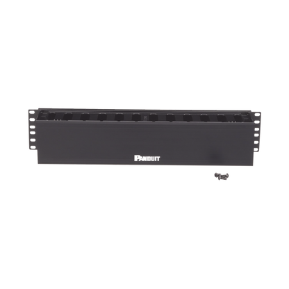Organizador de Cables Horizontal PatchLink, Sencillo (Solo Frontal), Para Rack de 19in, 2UR
