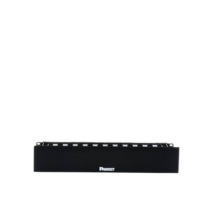 Organizador de Cables Horizontal PatchLink, Sencillo (Solo Frontal), Con Tapa Extendida, Para Rack de 19in, 2UR
