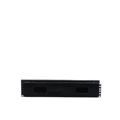 Organizador de Cables Horizontal PatchLink, Sencillo (Solo Frontal), Con Tapa Extendida, Para Rack de 19in, 2UR