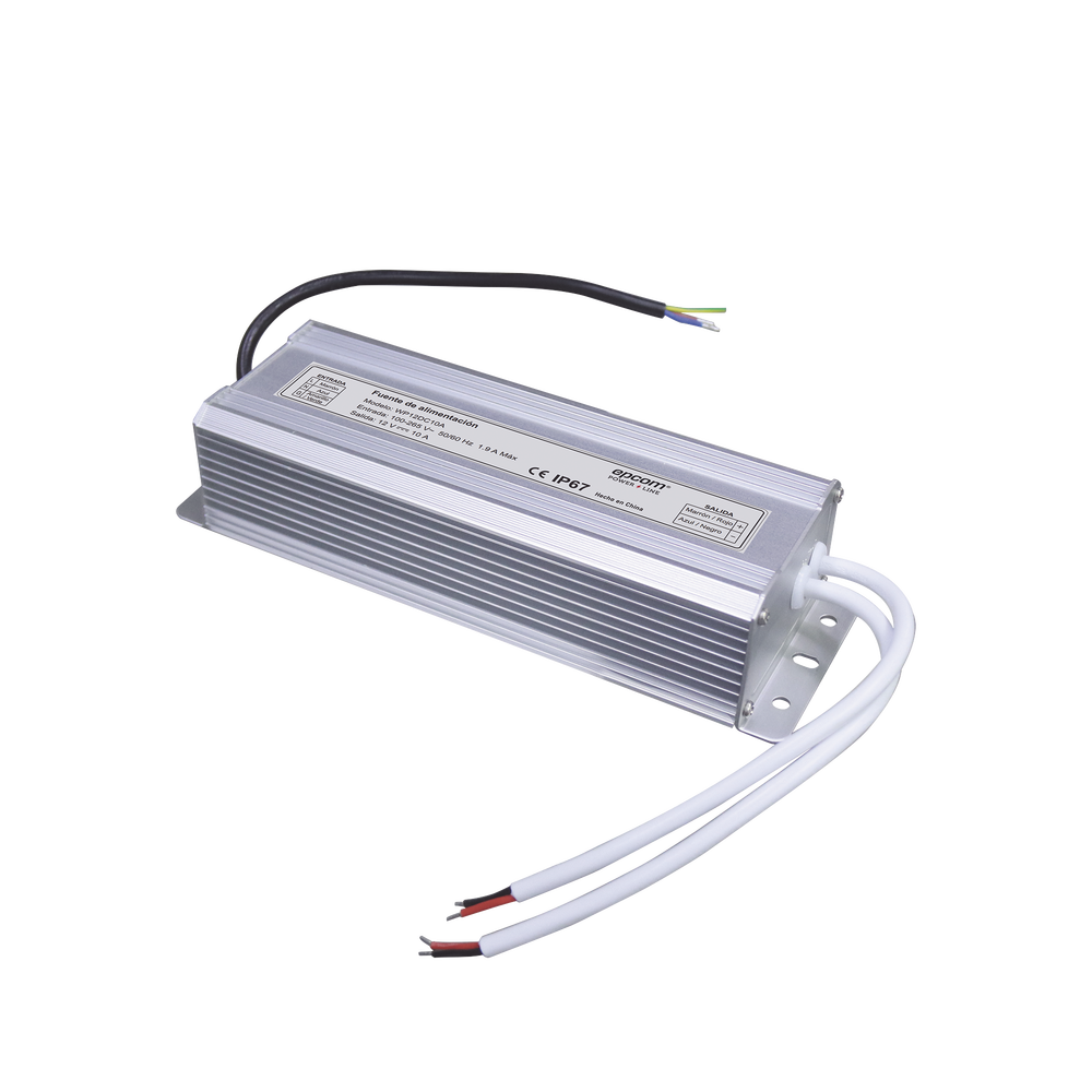 Fuente 12 V / 10 Amperes | Waterproof | Intemperie grado IP67