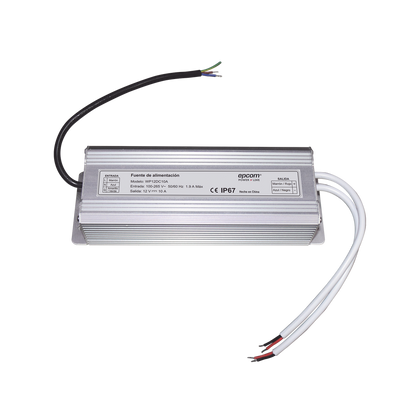 Fuente 12 V / 10 Amperes | Waterproof | Intemperie grado IP67