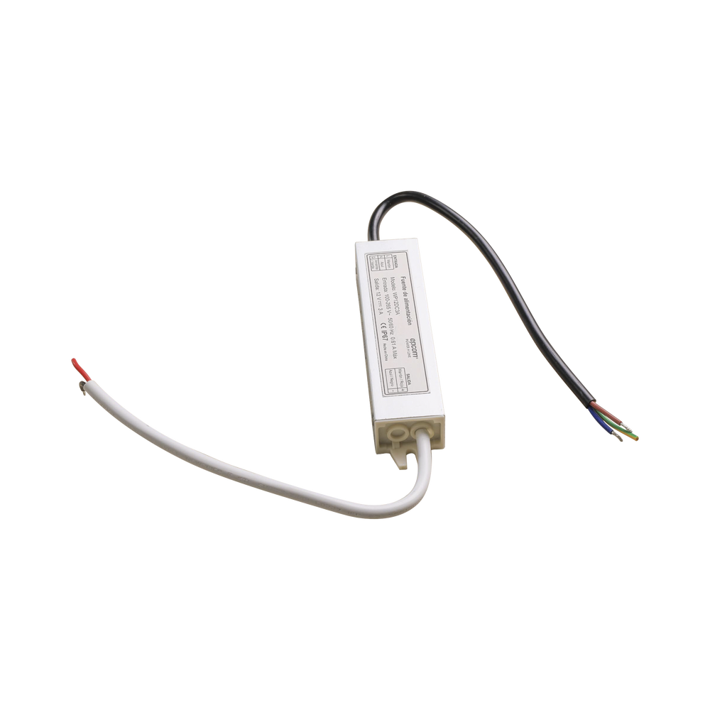 Fuente 12 V | 3 Amperes | Waterproof | Intemperie grado IP67