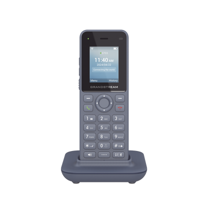 Teléfono IP inalámbrico Wi-Fi, portátil, 2 líneas, 2 cuentas SIP, Voz HD, Bluetooth, Puerto USB tipo C