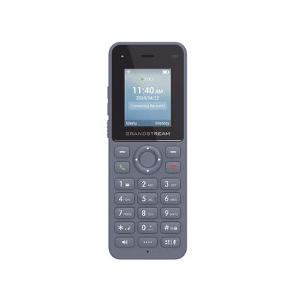 Teléfono IP inalámbrico Wi-Fi, portátil, 2 líneas, 2 cuentas SIP, Voz HD, Bluetooth, Puerto USB tipo C