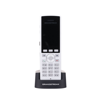 Teléfono WiFi portátil empresarial con 2 lineas y cuentas SIP, Bluetooth y botón Push-to-talk