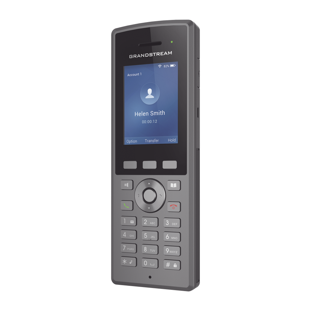 Teléfono WiFi portátil empresarial con diseño resistente IP67, conectividad a la red VoIP vía WiFi