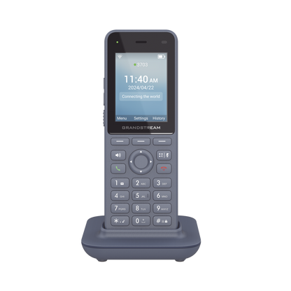 Teléfono IP inalámbrico Wi-Fi, Portátil, 3 cuentas SIP, 3 líneas, Voz HD, Bluetooth integrado, Puerto USB tipo C
