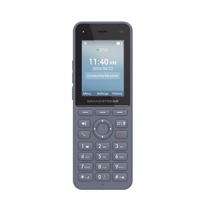 Teléfono IP inalámbrico Wi-Fi, Portátil, 3 cuentas SIP, 3 líneas, Voz HD, Bluetooth integrado, Puerto USB tipo C