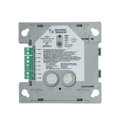 Módulo de Sincronización Inalámbrico / Compatible con Paneles Notifier, Fire-Lite, Silent Knight y Farenhyt / Incluye Baterías