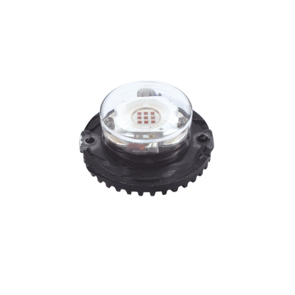 Estrobo Oculto de 1 LED de 10W, Ideal para Vehículos Encubierto, Color Rojo