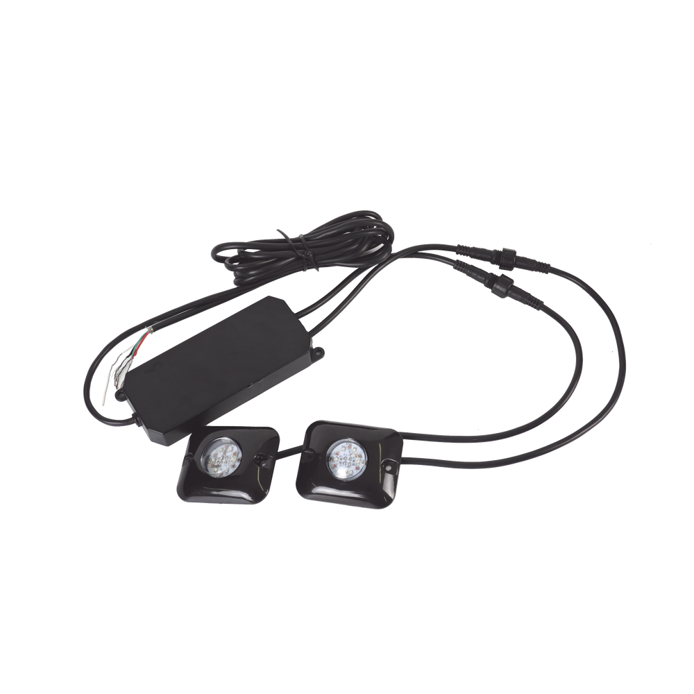 Estrobos Ocultos de 12 LED, Color Claro