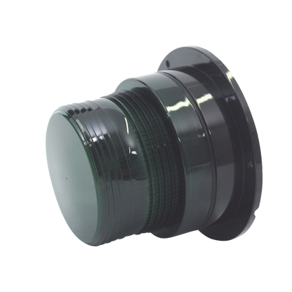 Burbuja Brillante de Larga Vida Útil, con 8 LEDs Color Verde, Domo Verde, 12Vcd