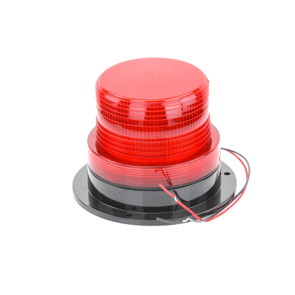 Burbuja Brillante de Larga Vida Útil, con 8 LEDs Color Rojo, Domo Rojo, 12Vcd