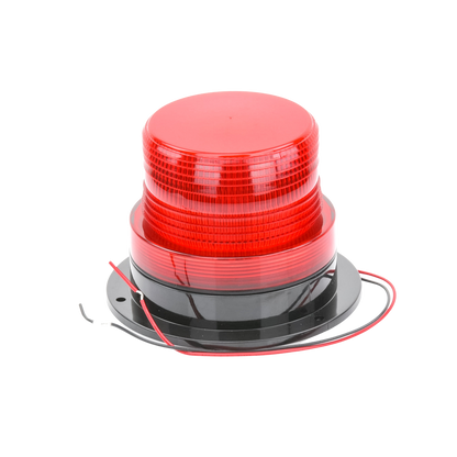 Burbuja Brillante de Larga Vida Útil, con 8 LEDs Color Rojo, Domo Rojo, 12Vcd