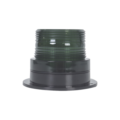Burbuja Brillante de Larga Vida Útil, con 8 LEDs Color Verde, Domo Verde, 110 Vca