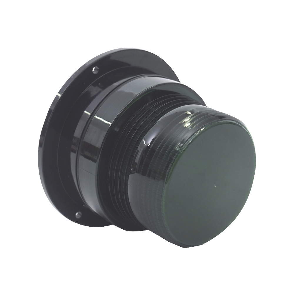 Burbuja Brillante de Larga Vida Útil, con 8 LEDs Color Verde, Domo Verde, 110 Vca