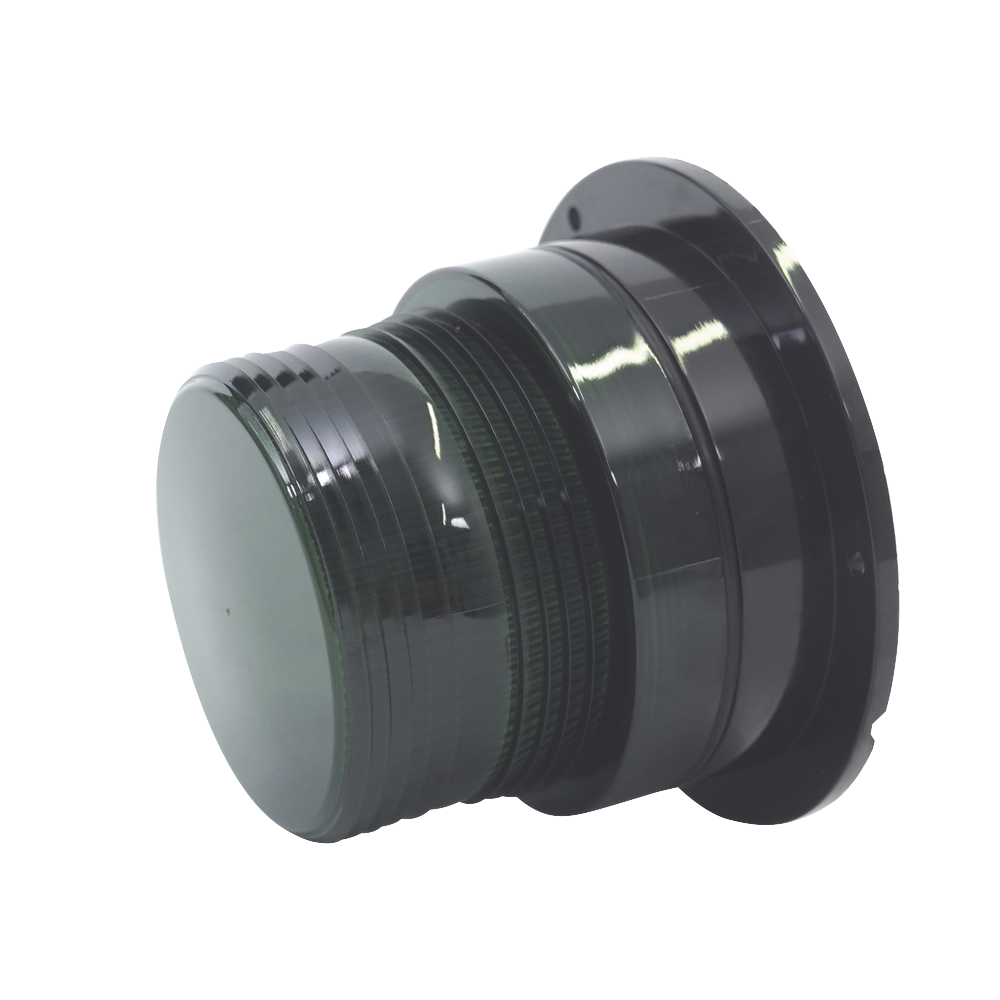 Burbuja Brillante de Larga Vida Útil, con 8 LEDs Color Verde, Domo Verde, 110 Vca