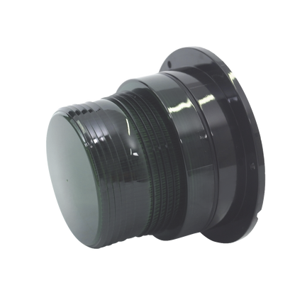 Burbuja Brillante de Larga Vida Útil, con 8 LEDs Color Verde, Domo Verde, 110 Vca