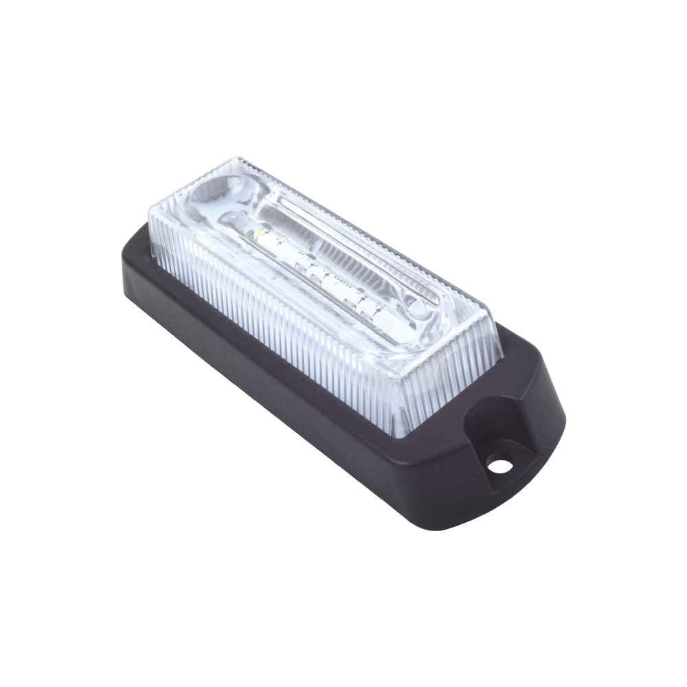Luz Auxiliar Ultra Brillante X13 de 4 LEDs, Color Azul, con mica transparente