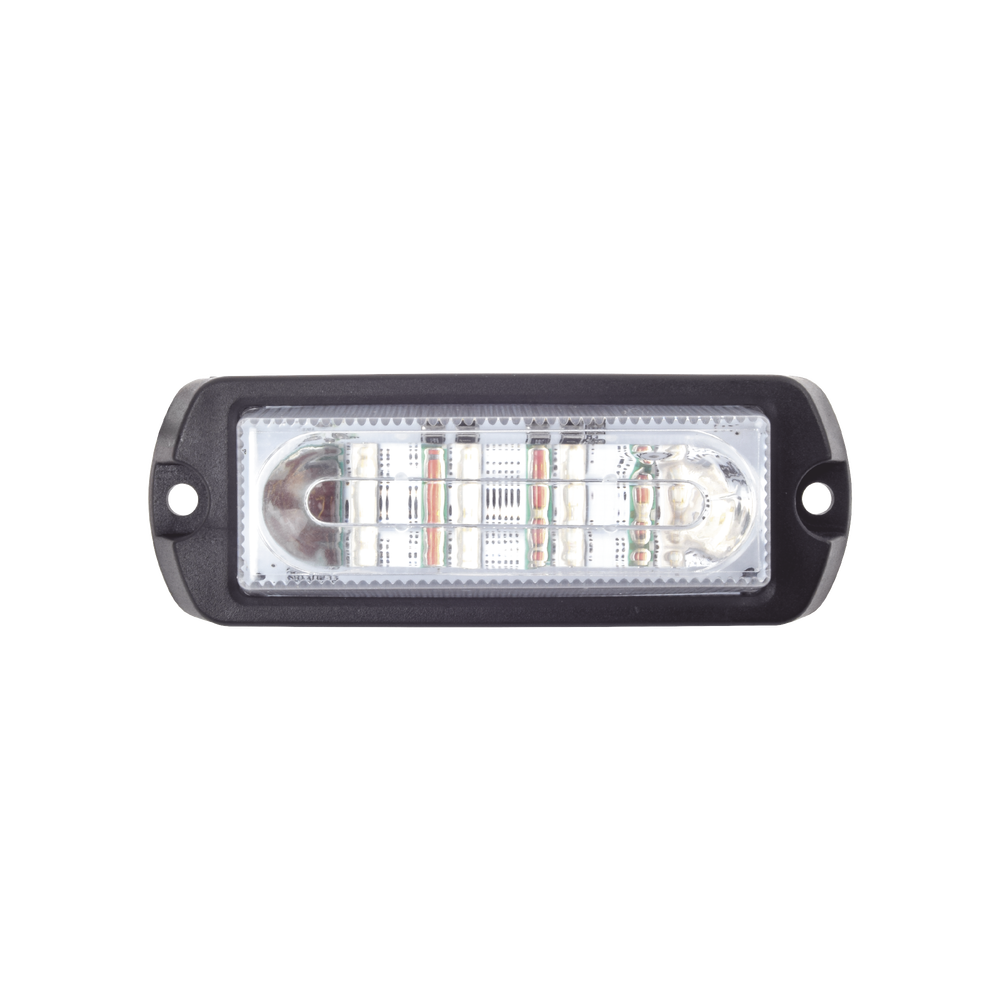 Luz Auxiliar Ultra Brillante de 8 LED's en color Rojo/Claro con mica transparente