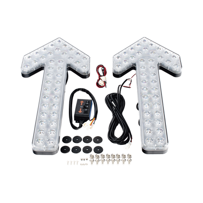 Flechas directoras de tráfico LED de 24 Pulgadas en color ámbar con 240 LED