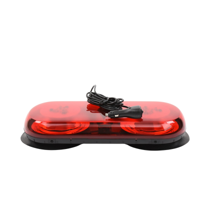 Mini Barra de Luces Serie X606S, con 18 LED, Color Rojo, Montaje Succión e Imán