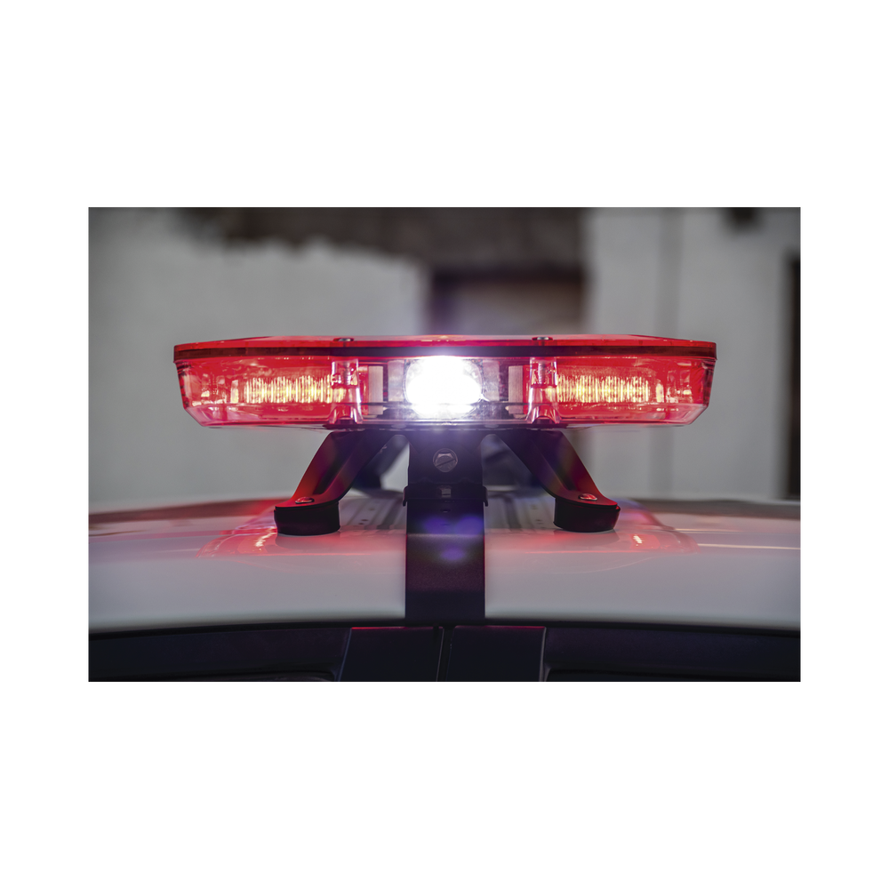 Barra de luces de 47" rojo/azul, 88 LED, con control de tráfico en color rojo/azul, ideal para equipar unidades de seguridad pública