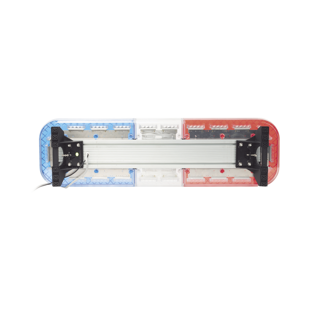 Barra de luces de 47" rojo/azul, 88 LED, con control de tráfico en color rojo/azul, ideal para equipar unidades de seguridad pública