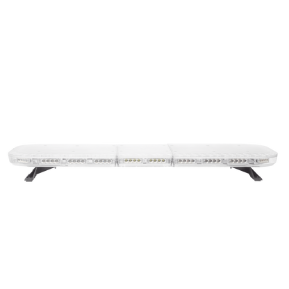 Barra de luces de 47" rojo/azul, 88 LED, con control de tráfico en color ámbar, ideal para equipar unidades de seguridad publica