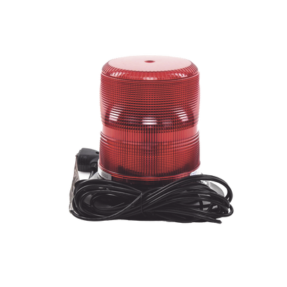 Baliza LED color rojo con montaje magnético de succión de 7" de altura