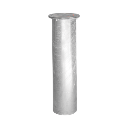 Bolardo Hidráulico Antiembestida 220 mm × 600 mm / Acero Inoxidable 304 / 200,000 J de Resistencia al Impacto / Bomba Hidráulica Integrada / Ciclo de 4 seg / 100 Ciclos por Hora