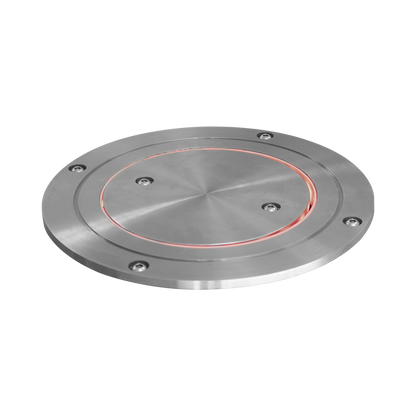 Bolardo Hidráulico Antiembestida 220 mm × 600 mm / Acero Inoxidable 304 / 200,000 J de Resistencia al Impacto / Bomba Hidráulica Integrada / Ciclo de 4 seg / 100 Ciclos por Hora