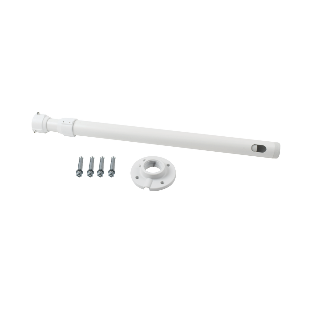 Montaje de techo telescópico tipo tubo para PTZ Hikvision, largo 60 cm - 120 cm