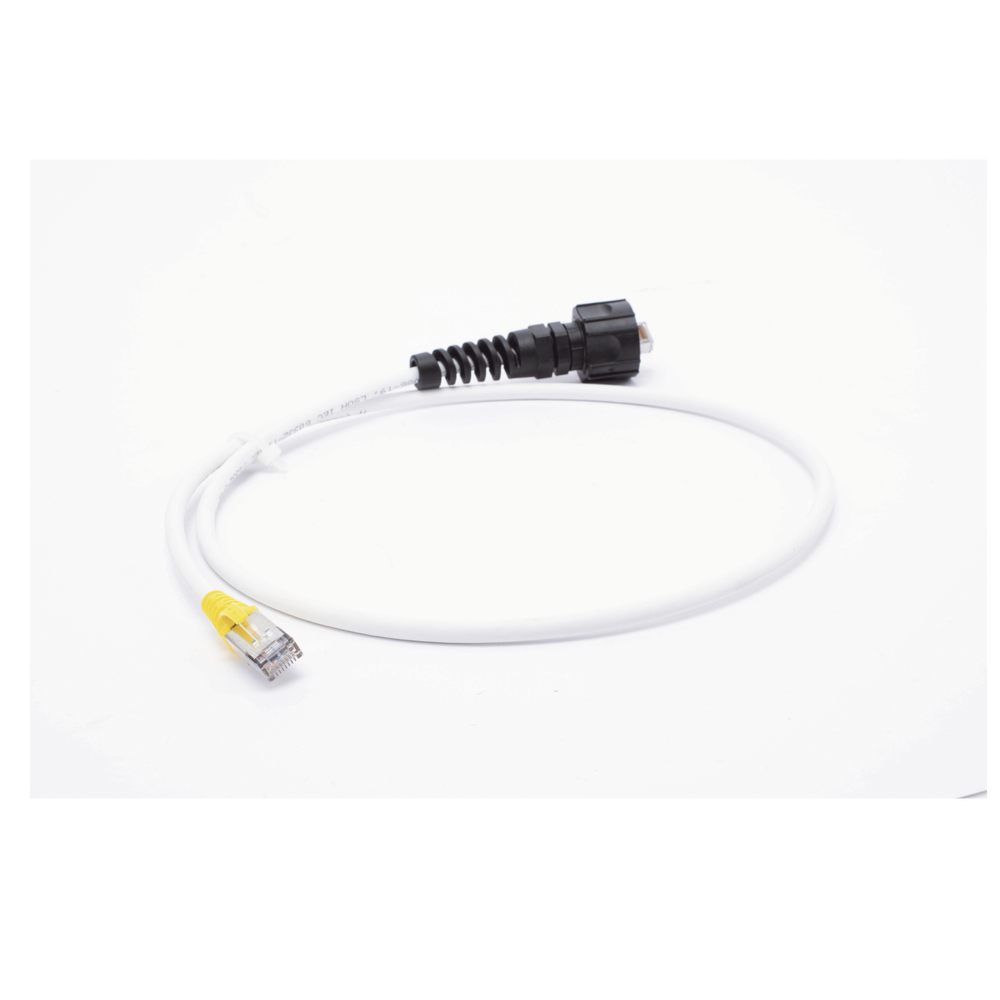(XC6A-S10-B05) Patch Cord RJ45 Cat6A S/FTP T568A/B CM/LS0H1 Blanco Amarillo 3.05 Metros (10 Pies)