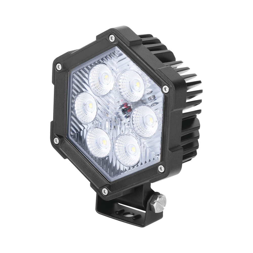 Luz de Trabajo Ultra brillante, 6 Led, 2200 Lumenes, 30 watts, 12-24 Vcc