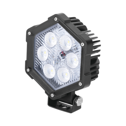 Luz de Trabajo Ultra brillante, 6 Led, 2200 Lumenes, 30 watts, 12-24 Vcc