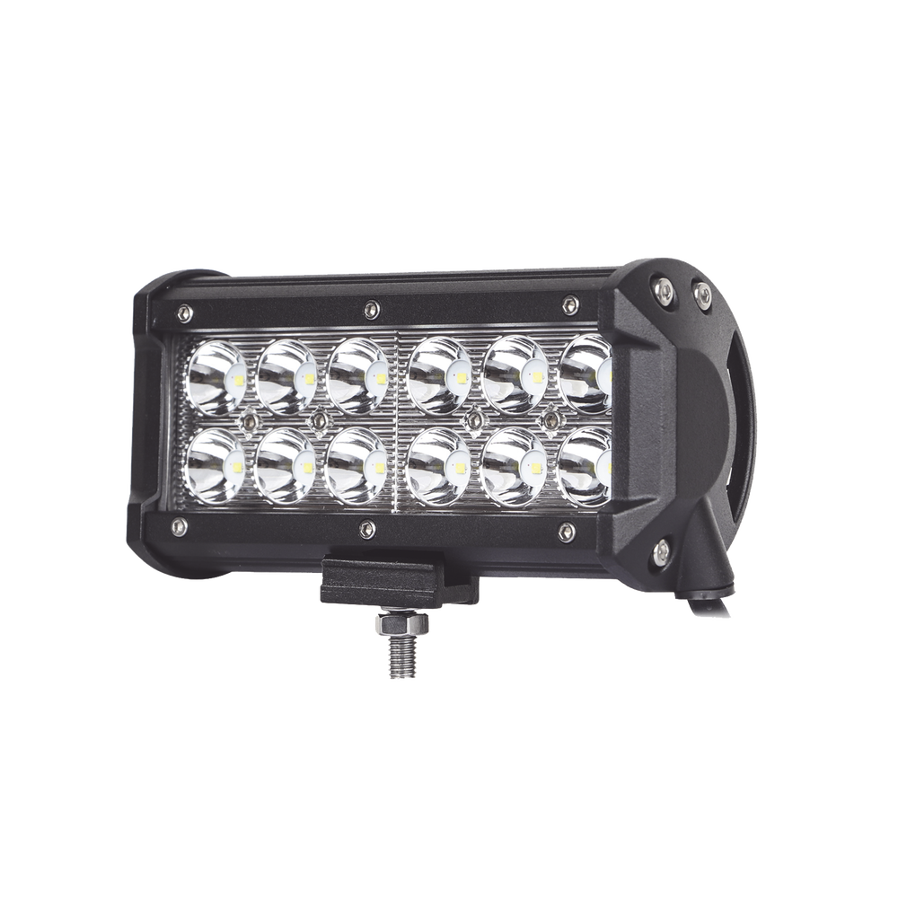 Barra de Luz de 12 LED, 1500 Lúmenes, 18 watts, 10-30 Vcc, IP67, 6.5 pulgadas