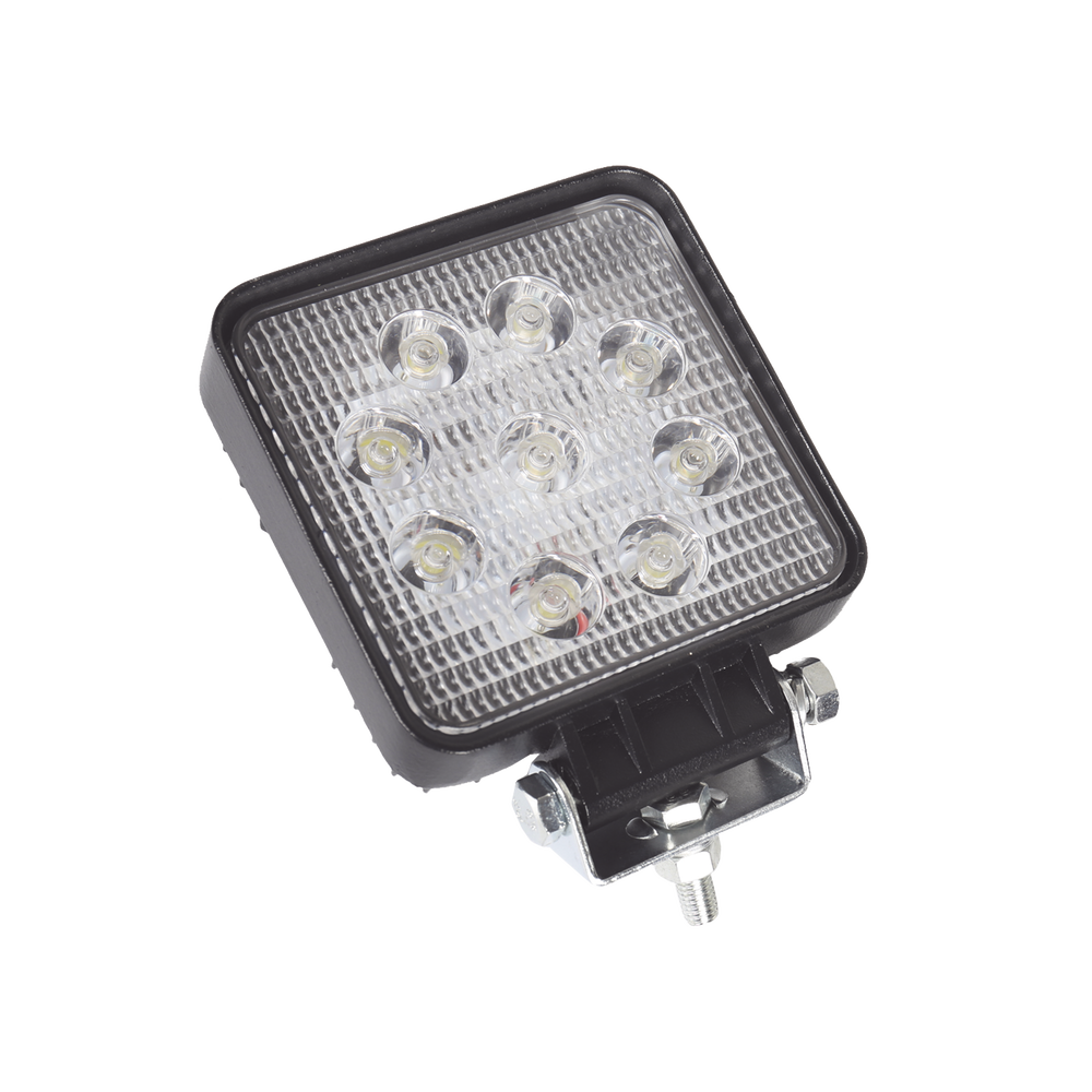 Luz de trabajo de 9 LED , 2300 Lúmenes, 27 Watts, 10-30 Vcc, IP67