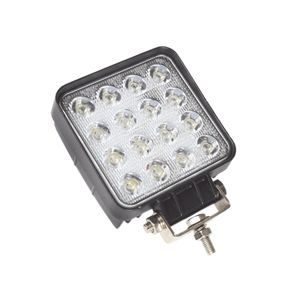 Luz de trabajo de 16 LED, 4000 Lumenes, 48 Watts, 10-30 Vcc, IP67