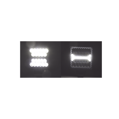 Luz de Trabajo de 40 LED, 5600 Lúmenes, 66 Watts, 10-30 Vcc, IP67