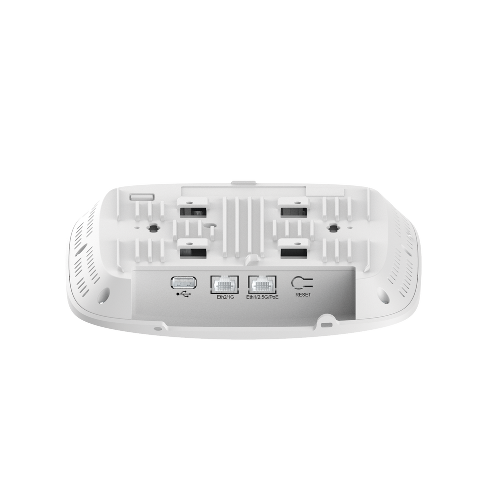 Punto de Acceso Empresarial Wi-Fi 6/6E Cambium Networks XE3-4 / Tri-banda (2.4, 5 y 6 GHz) / 3 Radios Definidos por Software (SDR) / Hasta 1,500 Clientes / Gestión desde la Nube cnMaestro / Seguridad WPA3 / Montaje en Techo o Plafón / Alimen