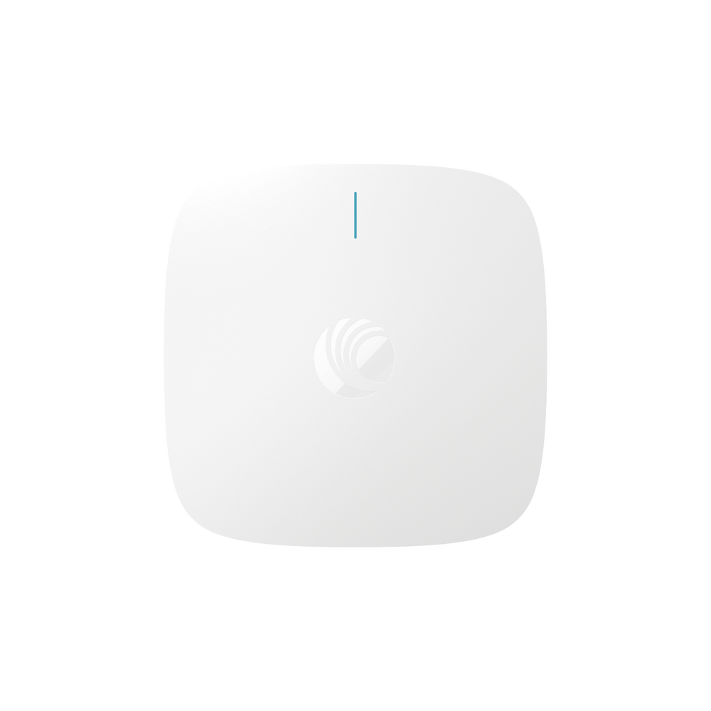 Punto de Acceso Empresarial Wi-Fi 6/6E XE3-4 / 3 Radios (2.4, 5 y 6 GHz) Definidos por Software (SDR) / Hasta 1,500 Clientes / Gestión desde la Nube cnMaestro / Seguridad WPA3 / Montaje en Techo o Plafón / Alimentación PoE