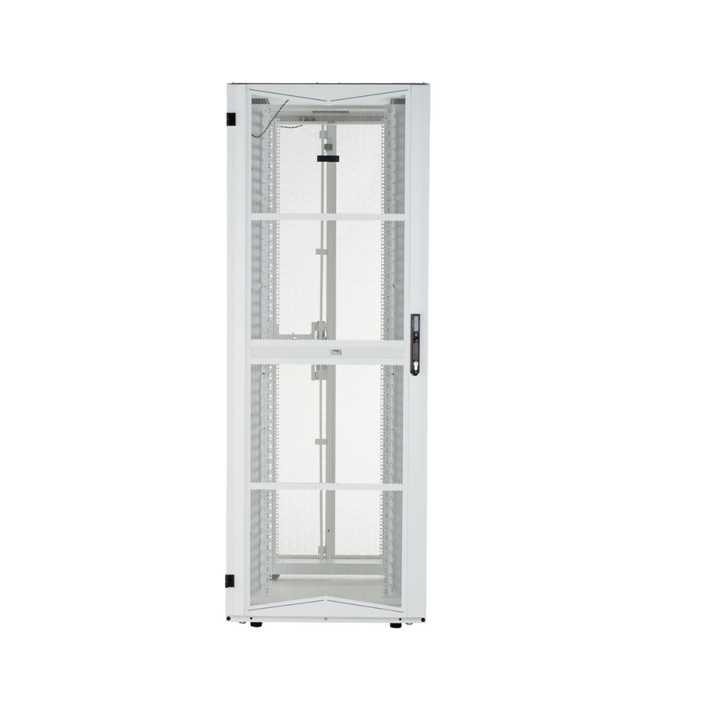 Gabinete FlexFusion para Centros de Datos, 42 UR, 600 mm de Ancho, 1070 mm de Profundidad, Fabricado en Acero, Color Blanco