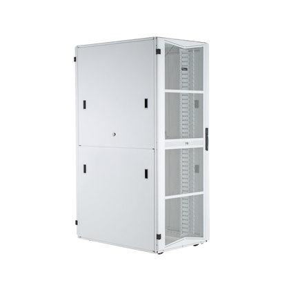 Gabinete FlexFusion para Centros de Datos, 42 UR, 600 mm de Ancho, 1070 mm de Profundidad, Fabricado en Acero, Color Blanco