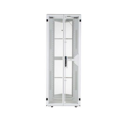 Gabinete FlexFusion para Centros de Datos, 42 UR, 600 mm de Ancho, 1070 mm de Profundidad, Fabricado en Acero, Color Blanco