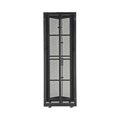 Gabinete FlexFusion para Centros de Datos, 42 UR, 700 mm de Ancho, 1200 mm de Profundidad, Fabricado en Acero, Color Negro