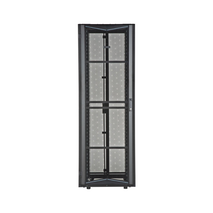 Gabinete FlexFusion para Centros de Datos, 42 UR, 700 mm de Ancho, 1200 mm de Profundidad, Fabricado en Acero, Color Negro