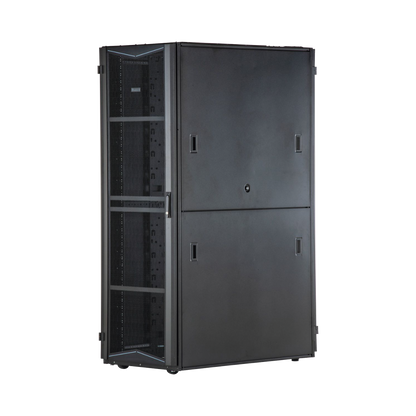 Gabinete FlexFusion para Centros de Datos, 42 UR, 700 mm de Ancho, 1200 mm de Profundidad, Fabricado en Acero, Color Negro