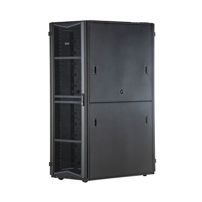 Gabinete FlexFusion para Centros de Datos, 45 UR, 700 mm de Ancho, 1070 mm de Profundidad, Sin Paneles Laterales, Fabricado en Acero, Color Negro